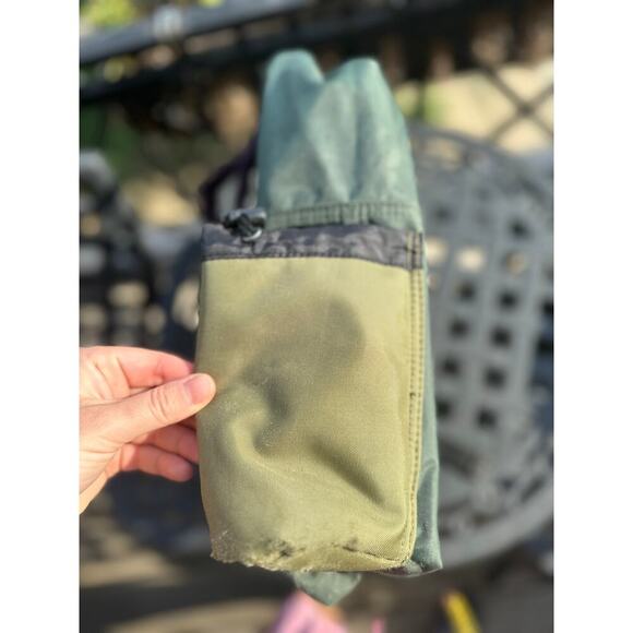 Vintage Wimbledon Tennis Backpack Green Purple Logo 90s Retro Tournament Bag - Picture 7 of 10